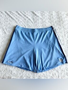 Vintage UNC Lacrosse Shorts Mens 2XL XXL Blue 7.5” North Carolina Tar Heels Nike